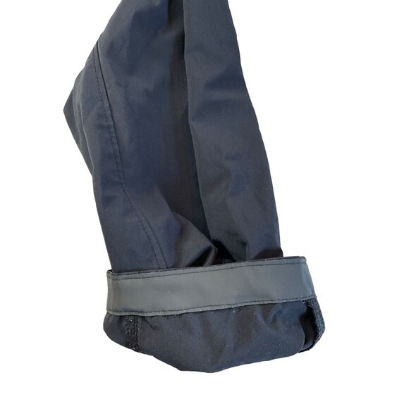 Athleta Black Wide Elastic Waist Drawstring Ankle Length Pants Size 8 Pockets - Picture 5 of 5